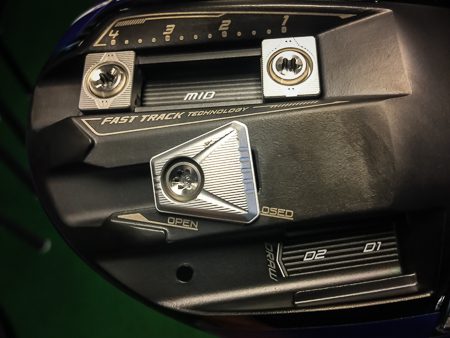 Eliminate Hook Vs Slice and draw vs fade by opening or closing the Mizuno GT 180 Driver with and adjustment