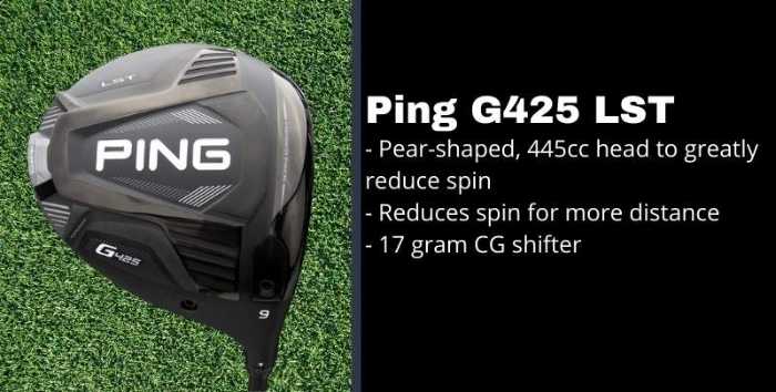 Ping G425 LST Driver Key Features